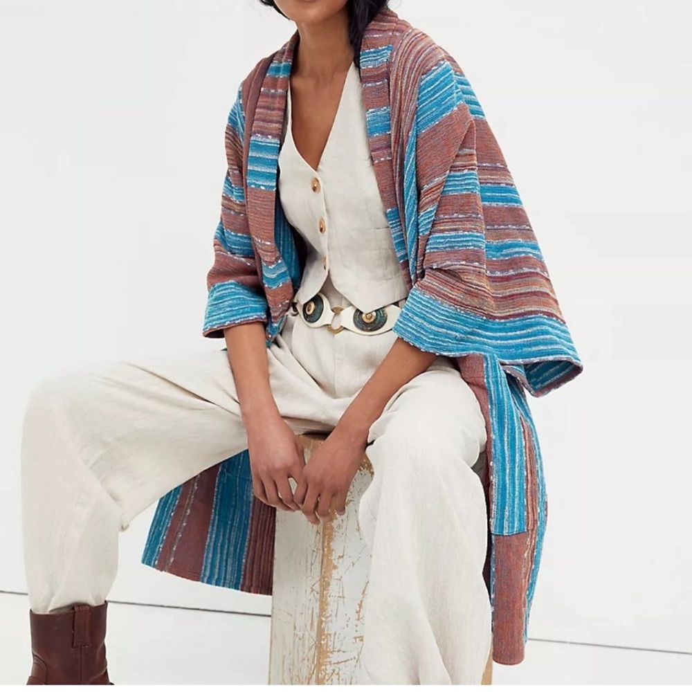 Free People Blue Luna Swing Kimono (Never Worn-tags attached)